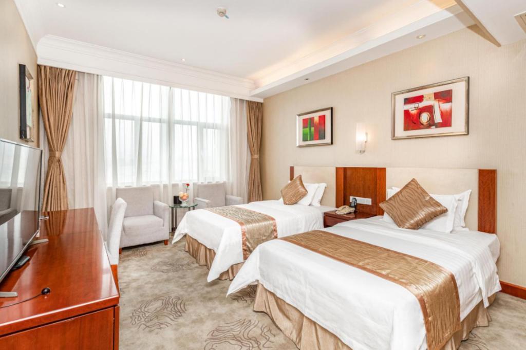 Qingdao Blue Horizon Hotel Licang Exterior foto